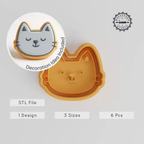 Peace Shape Cutter & Stamp, Perfect for Cookies & Fondant, 3 Sizes, 6-Piece Set PRODUCT_850