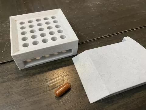Pill Capsule Filling Tray