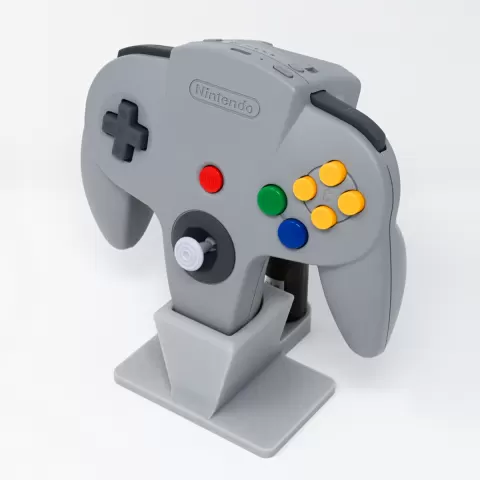 Nintendo 64 (N64) Switch Online and RetroTime Bluetooth Adapter Controller Stand