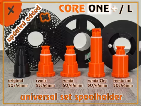 Core One+ / L / spoolholder universal set