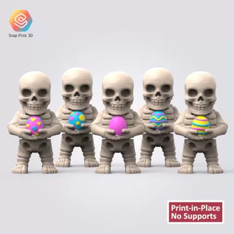 Flexi Easter Day Skeleton by SNAP PRINT 3D
