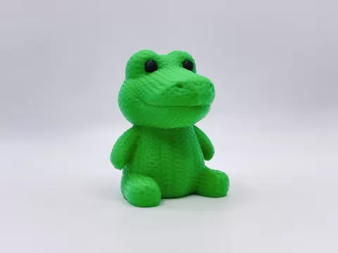 Knitted Aligator