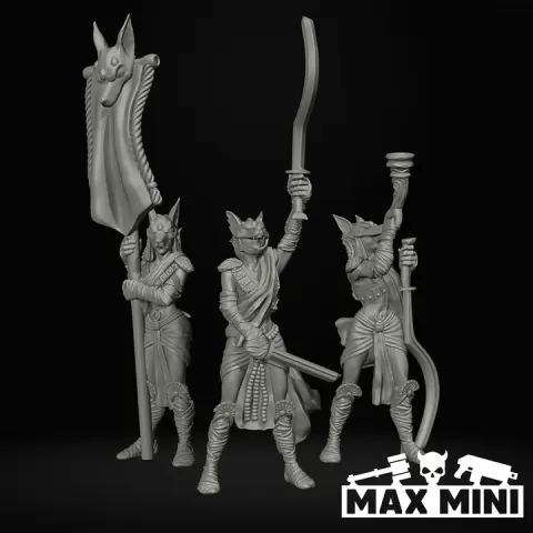 Desert Elf Slayers Command by Max Mini