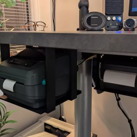 Zebra Printer Under Desk Mount