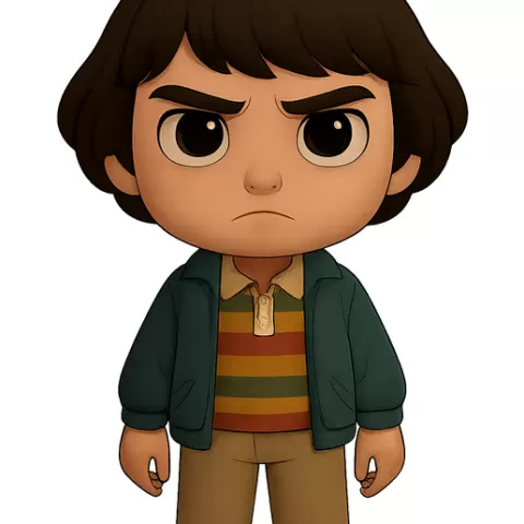 STRANGER THINGS - MIKE 3D MODEL - (CHIBI VERSION)