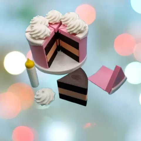 Play Food Magnetic Cake Set with Birthday Candles Commercial Use by Brianna N.