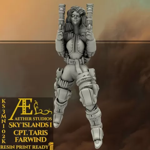 KS3MNI02K - Captain Taris Farwind by Aether Studios