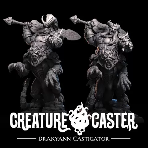 Drakyann Castigator by Creature Caster