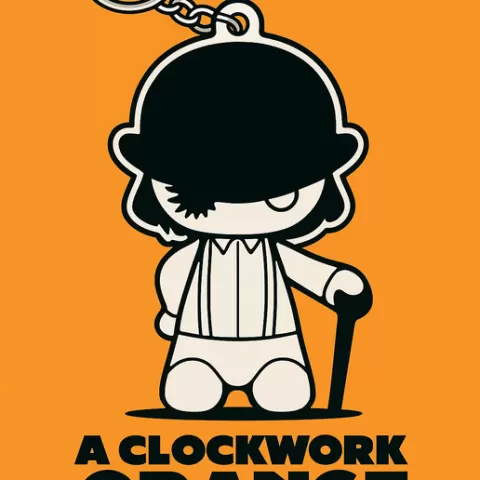 🔶 Keychain Inspired by A Clockwork Orange