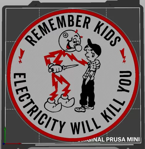 Electricity Will Kill You Sign