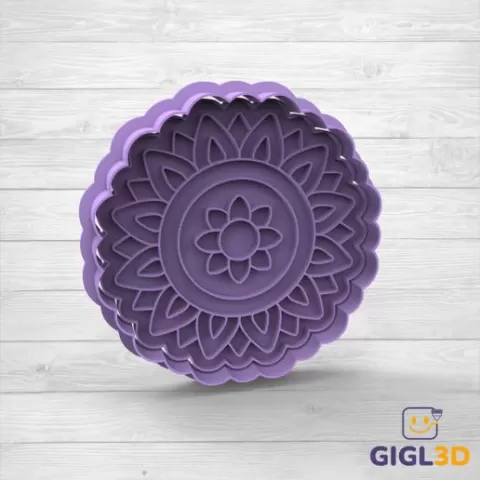 Mandala Cutter and Stamp 8