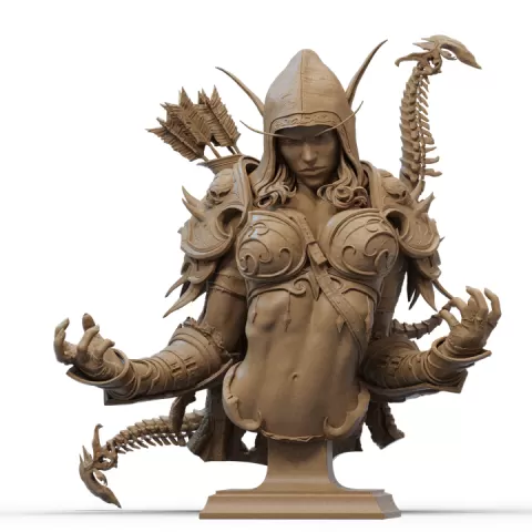 The Dark Empress Rises 3D Print by CA3D Studios