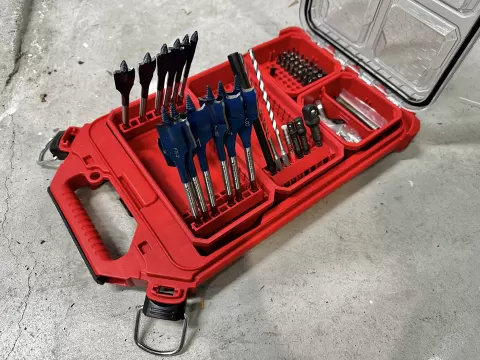 Milwaukee Drill/Driver Bit Packout Organization