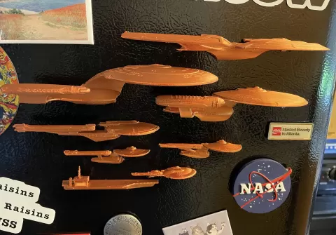Enterprise Magnetic Wall Display (Star Trek) - Now 38% More Enterprise-y!