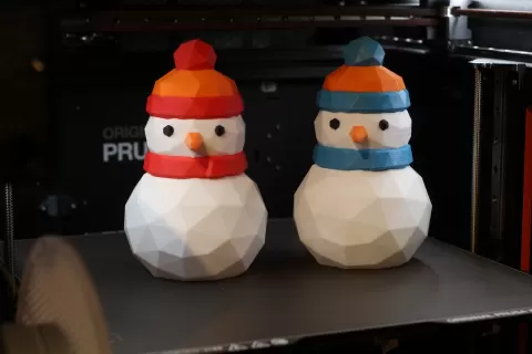 Snowman for LED Lamp 001 (Bambu Lab Kit)