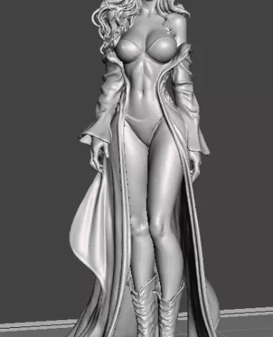 Enchantress of the Veil – Fantasy Sorceress Figurine (High-Detail Fan-Made 3D Model)