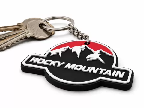 Rocky Mountain Bikes Keychain