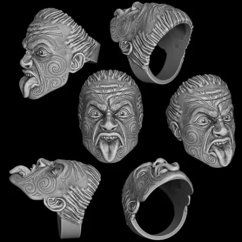 Maori ring 3d model