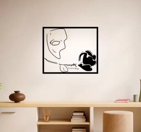 The Phantom The Phantom Frixia Wall Art Framed