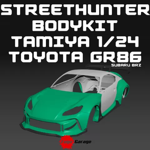 STREETHUNTER BODYKIT FOR TOYOTA GR86/SUBARU BRZ TAMIYA 1/24