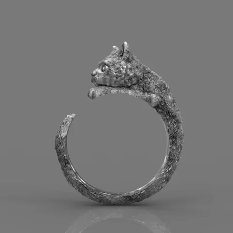 Cat ring 3d model