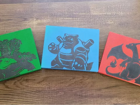 Steam Machine Plate - Charizard,Blastoise,Venusaur