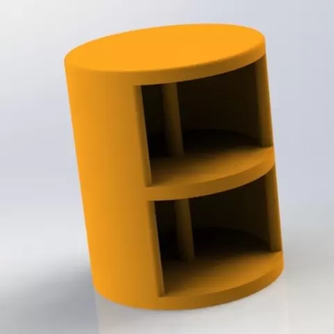 Stackable CD / DVD Storage Stand Pole