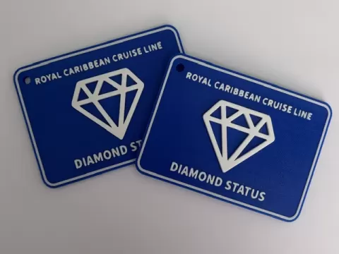 Royal Caribbean Diamond Luggage Tag