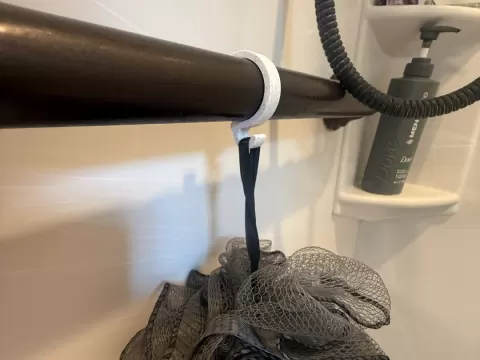 Shower Handle Loofah Hook