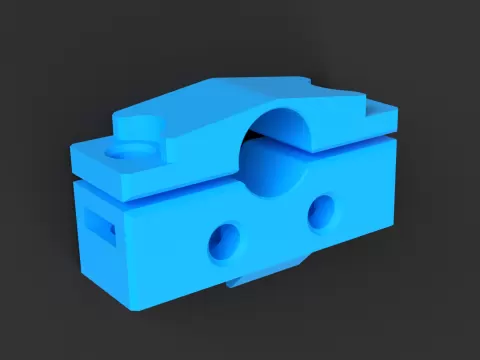 Openable Y-Rod Holder