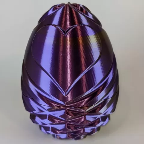 Heart Egg by Bearded Printer