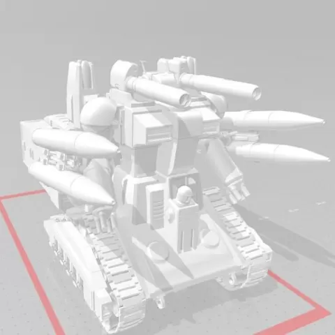 STL 3D Printing – “GUNTANK Mega Cannon BOOSTER FullWeapon” Mobile Suit GUNDAM | STL file ready to print