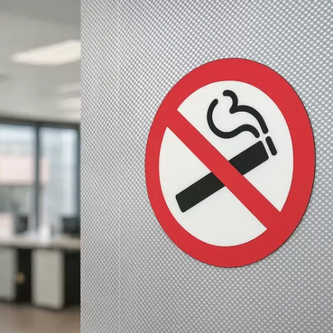 3D-Printed “No Smoking” Sign