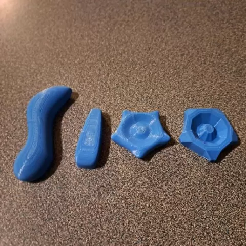 Custom knobs for 1 click igniter