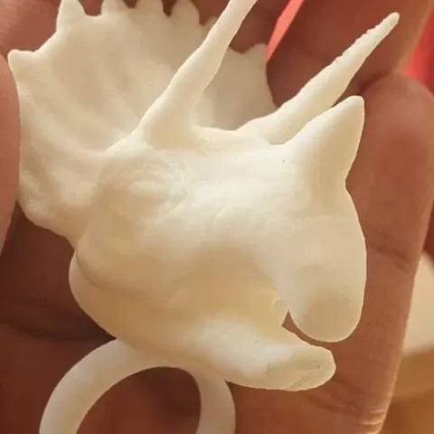 Free- Triceratops Ring