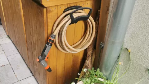 Garden Hose Holder - support free, 8 prepared sizes & parametric