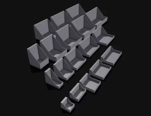 Multiboard open bin system