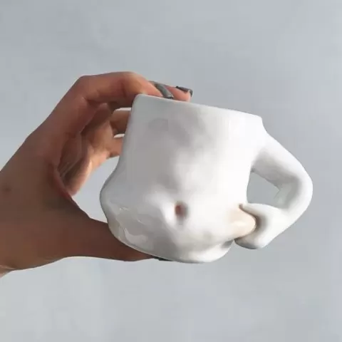 Belly Mug – 3D Printable Funny Cup Design