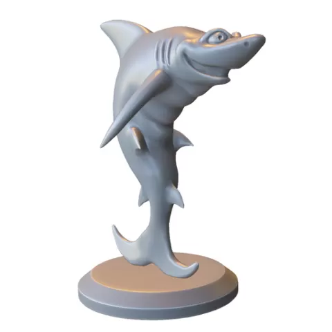 Cartoon Dancing Shark