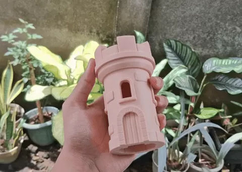 Castle Tower 3D Printable Model