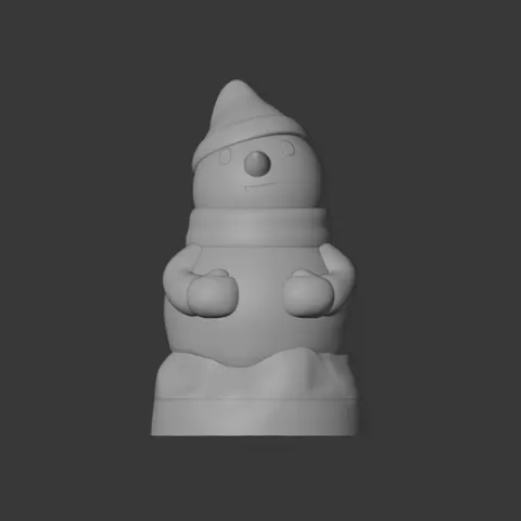snowman lamp