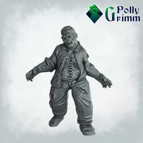 Fantasy miniatures for tabletop games. Mississippi Nights. Voodoo set. Zombie, undead by PollyGrimm
