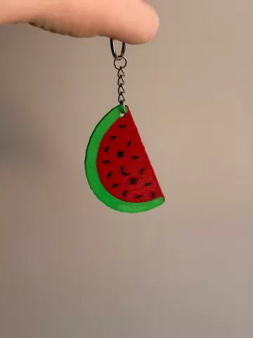 Cute watermelon keychain