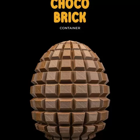 Choco Brick Container by Stlflix