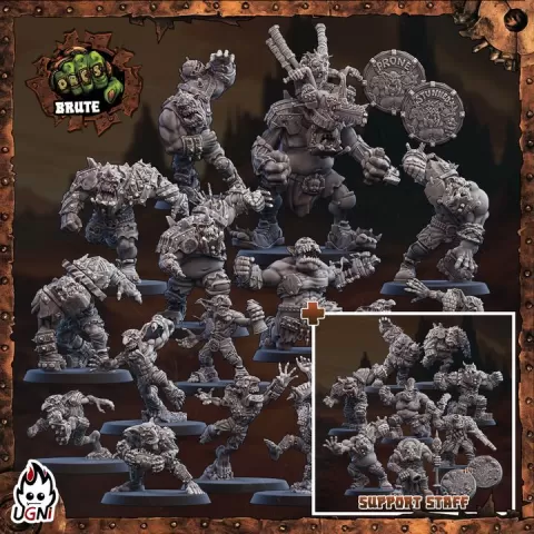 Brute Orcs (Mad Max) - Orcs - UGNI - Fantasy Football - Expanded by UGNI Miniatures