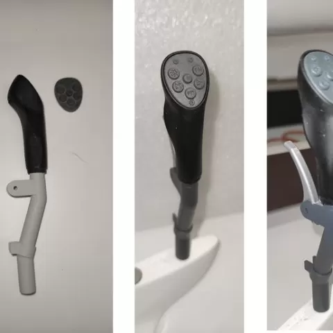 Control stick for residual pressure - glider