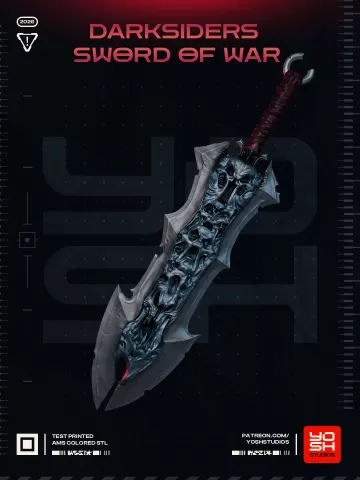 Darksiders War Sword 3D Printer STL
