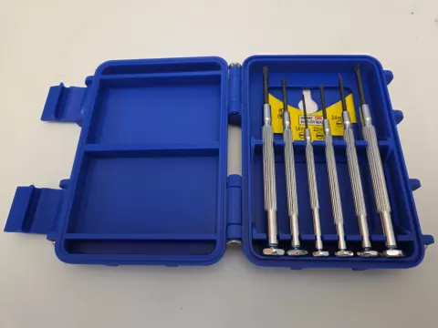Box for mini screwdrivers