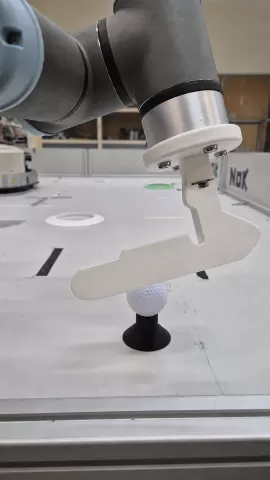 UR3 Robotic Arm Putter Flange (Robogolf Remix)