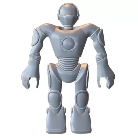 Futuristic Humanoid Robot